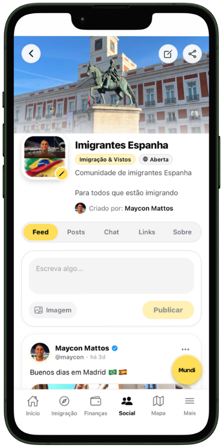 Social - App do Imigrante